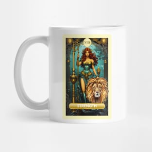 The Strength Tarot Card from my Mermaid Deck. Mug